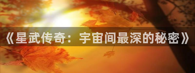 漫蛙下载ios：《星武传奇：宇宙间最深的秘密》