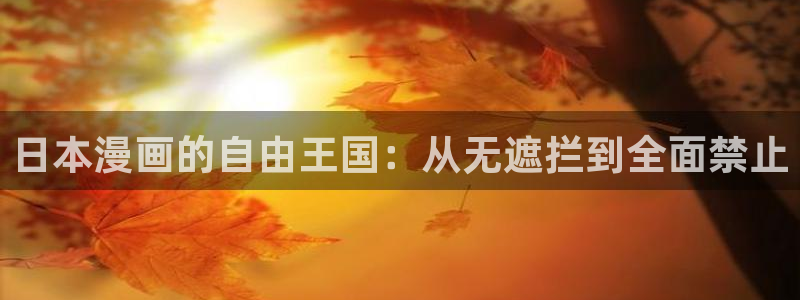 漫蛙直接看漫画入口：日本漫画的自由王国：从无遮拦到全面禁止