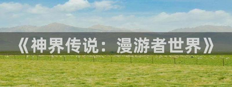 漫蛙下载ios：《神界传说：漫游者世界》